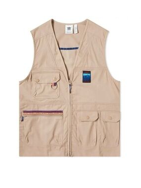 ADIDAS ADIPLORE 2.0 GILET TRACE KHAKI Men's Size Small